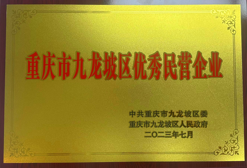 重慶市九龍坡區(qū)優(yōu)秀民營(yíng)企業(yè)