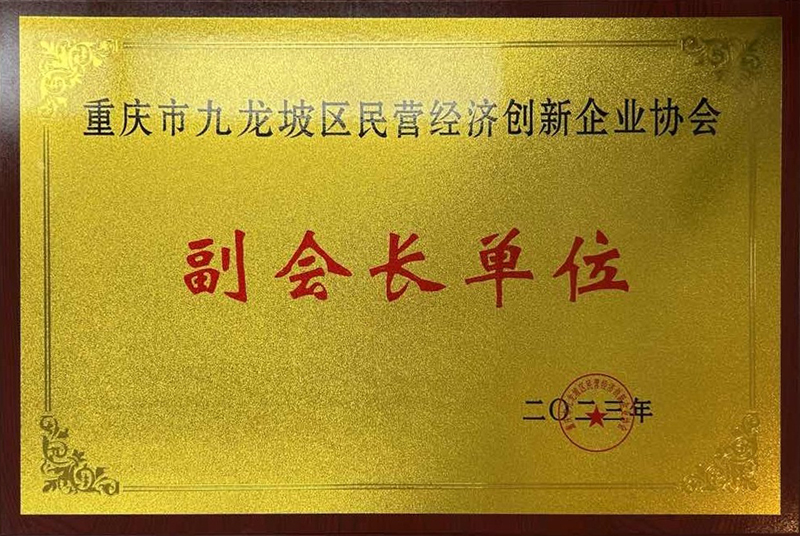九龍坡區(qū)民營(yíng)經(jīng)濟(jì)創(chuàng)新企業(yè)協(xié)會(huì)副會(huì)長(zhǎng)單位
